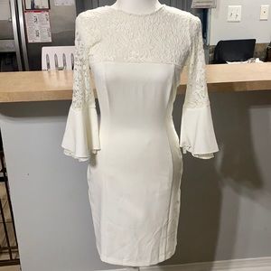 Lulu’s lace flutter sleeves Dress